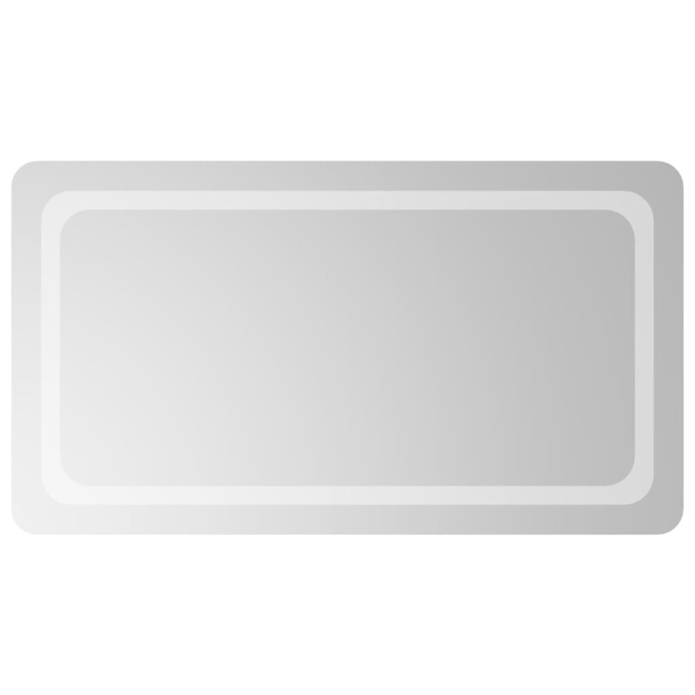 Miroir de salle de bain à led 50x90 cm