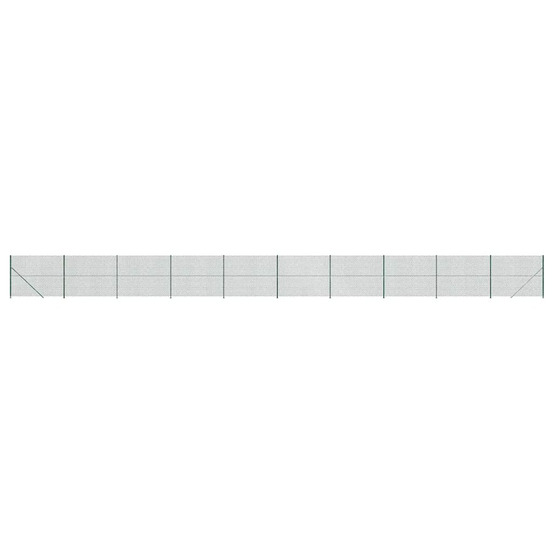 Clôture à mailles losangées avec bride vert 1,4x25 m