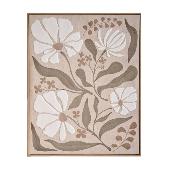 Toile imprimée fleur