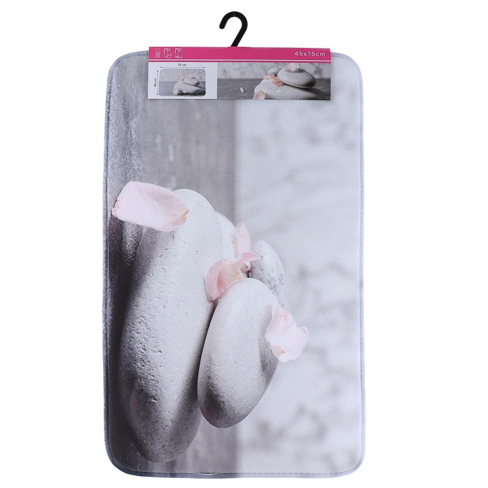 Tapis microfibre imprime 45x75 cm - lou