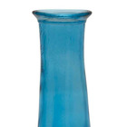 Vase aheli dégradé indigo turquoise verre recyclé 20x80cm