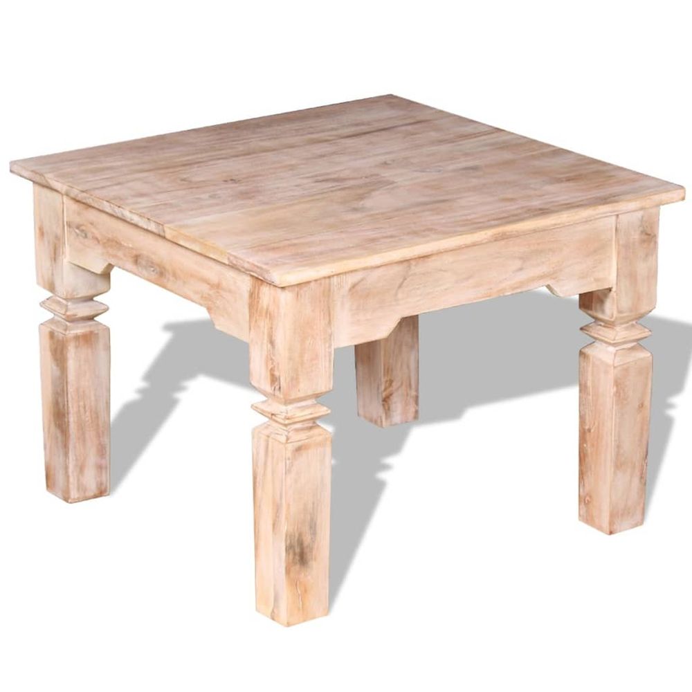 Table basse Bois d'acacia 60 x 60 x 45 cm