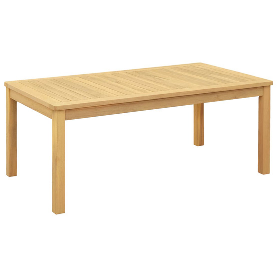 Table basse acacia clair 110 x 60 x 45 cm bois d'acacia massif