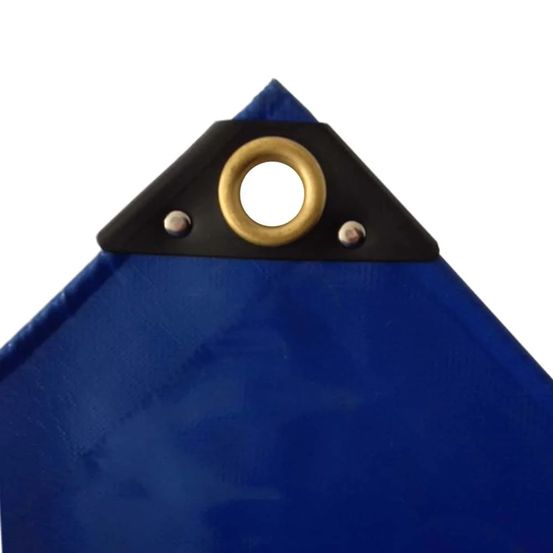 Bâche pvc 4x8m bleu 650g/m² étanche et résistante