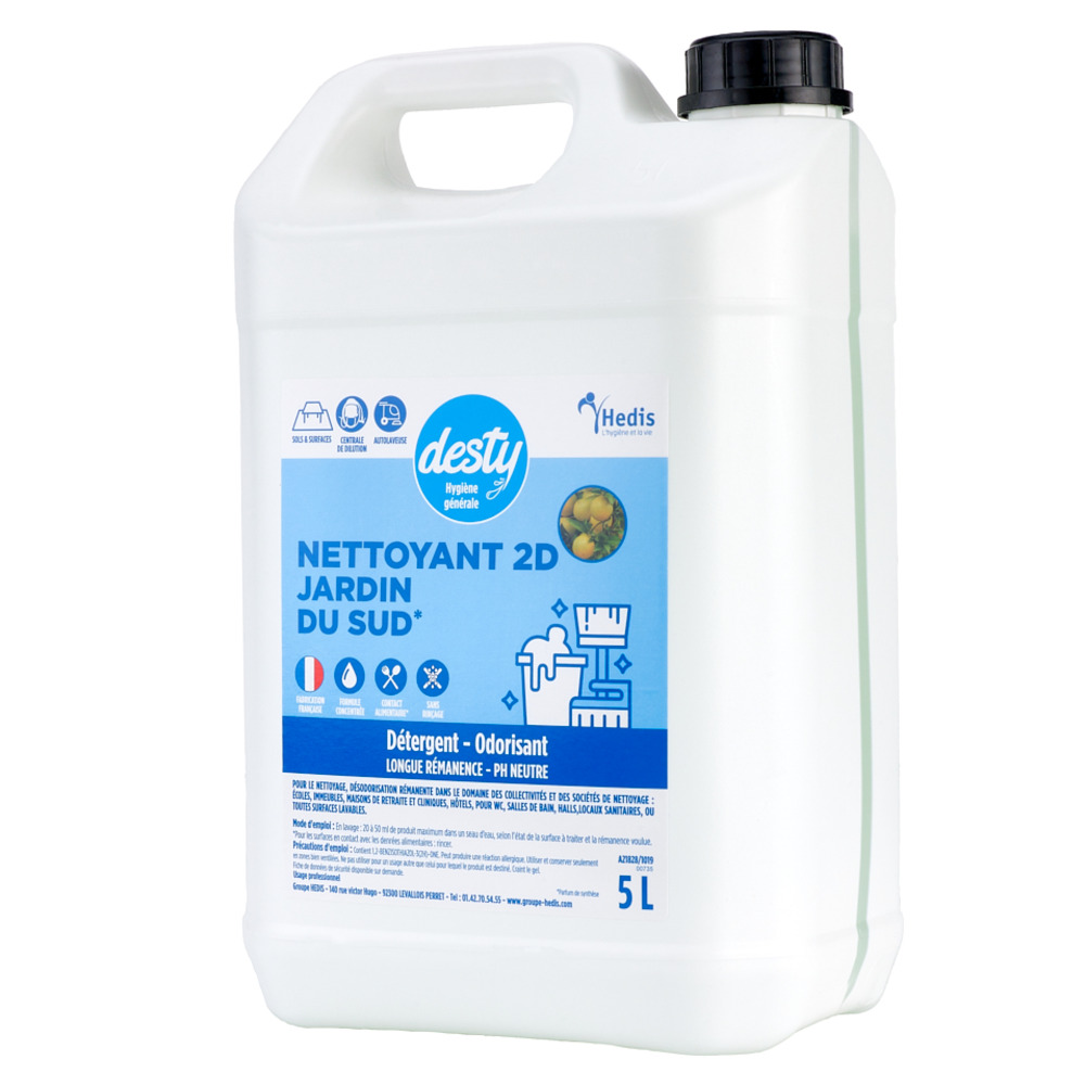 Desty nettoyant 2d jardin du sud bidon de 5l - sico
