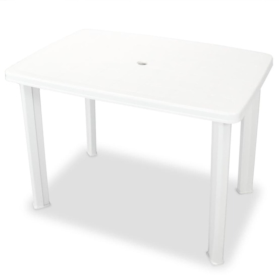 Ensemble de bistro 3 pcs plastique blanc