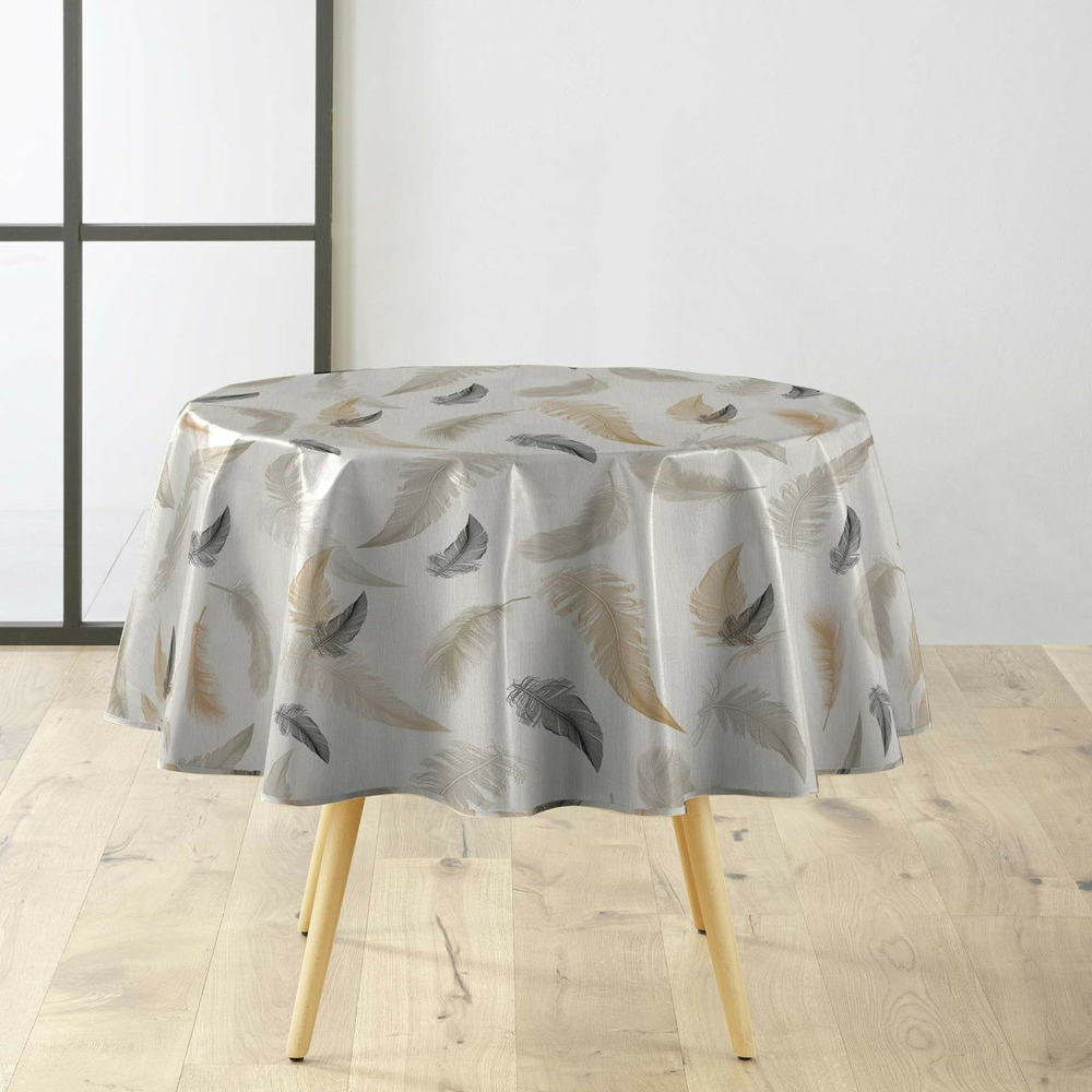 Nappe toile cirée ronde imprimé 