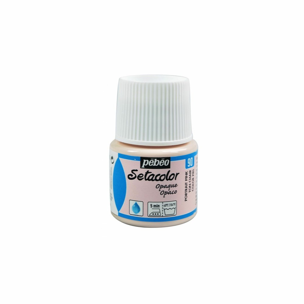 Peinture textile setacolor opaque - beige rosé - 45 ml