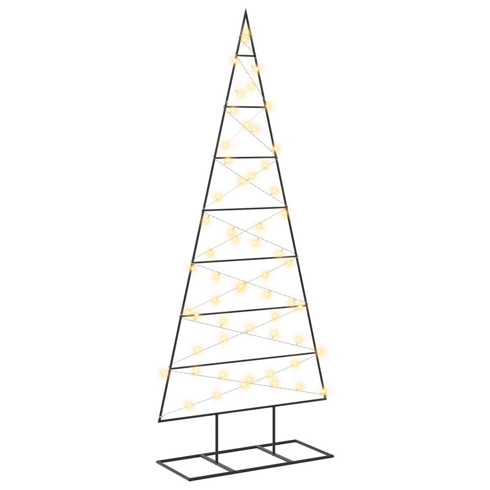 Arbre de noël en métal kuopio 150 cm blanc chaud