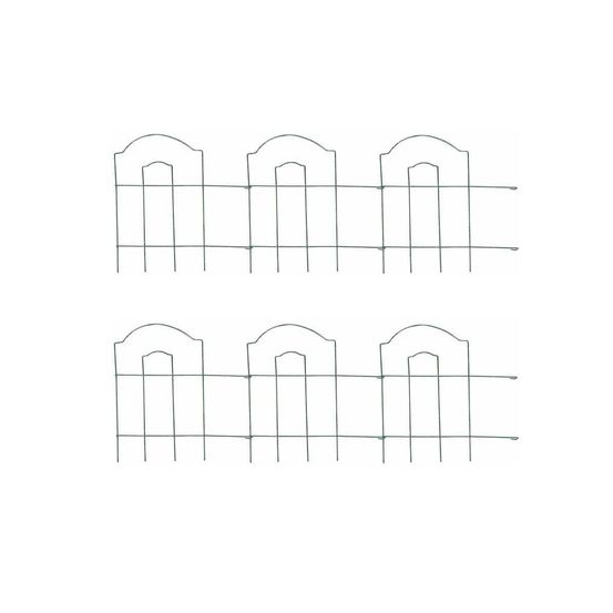 Bordure de jardin en métal lawn 3m lot de 6