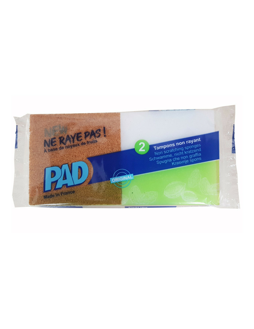 Tampons pad abrasif vegetal x2 - pad
