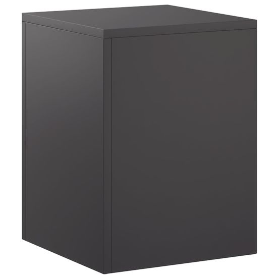 Support de plante noir 30 x 30 x 40 cm acier