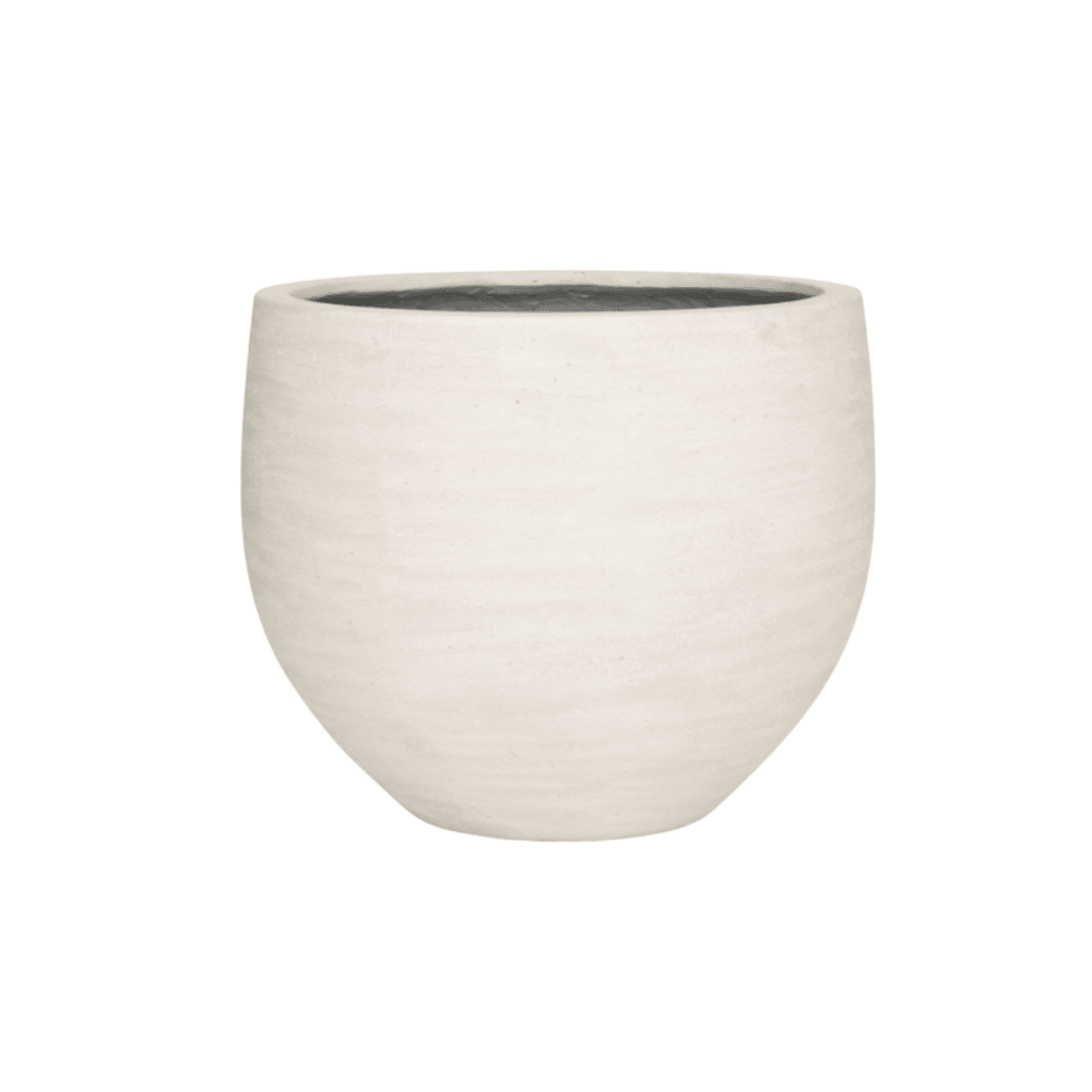 Pot de fleurs ivoire délavé - d.69cm x h.57cm