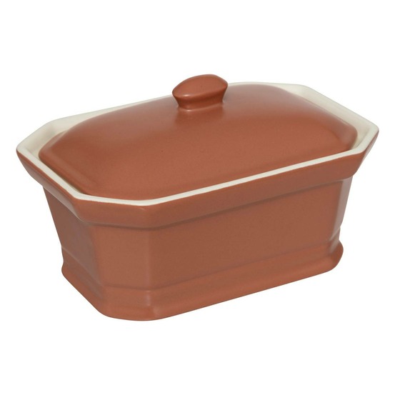 5five - terrine à foie gras en céramique blanc