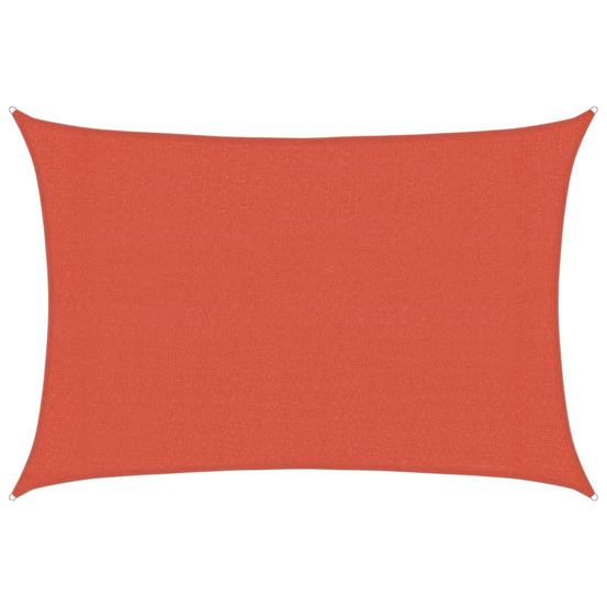 Voile d'ombrage 160 g/m² terre cuite 3x5 m pehd