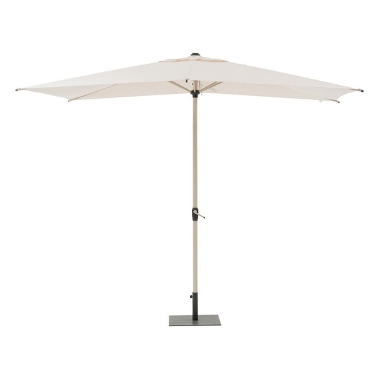 Parasol droit rectangulaire inclinable