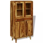 Buffet bahut armoire console meuble de rangement bois de sesham 175 cm