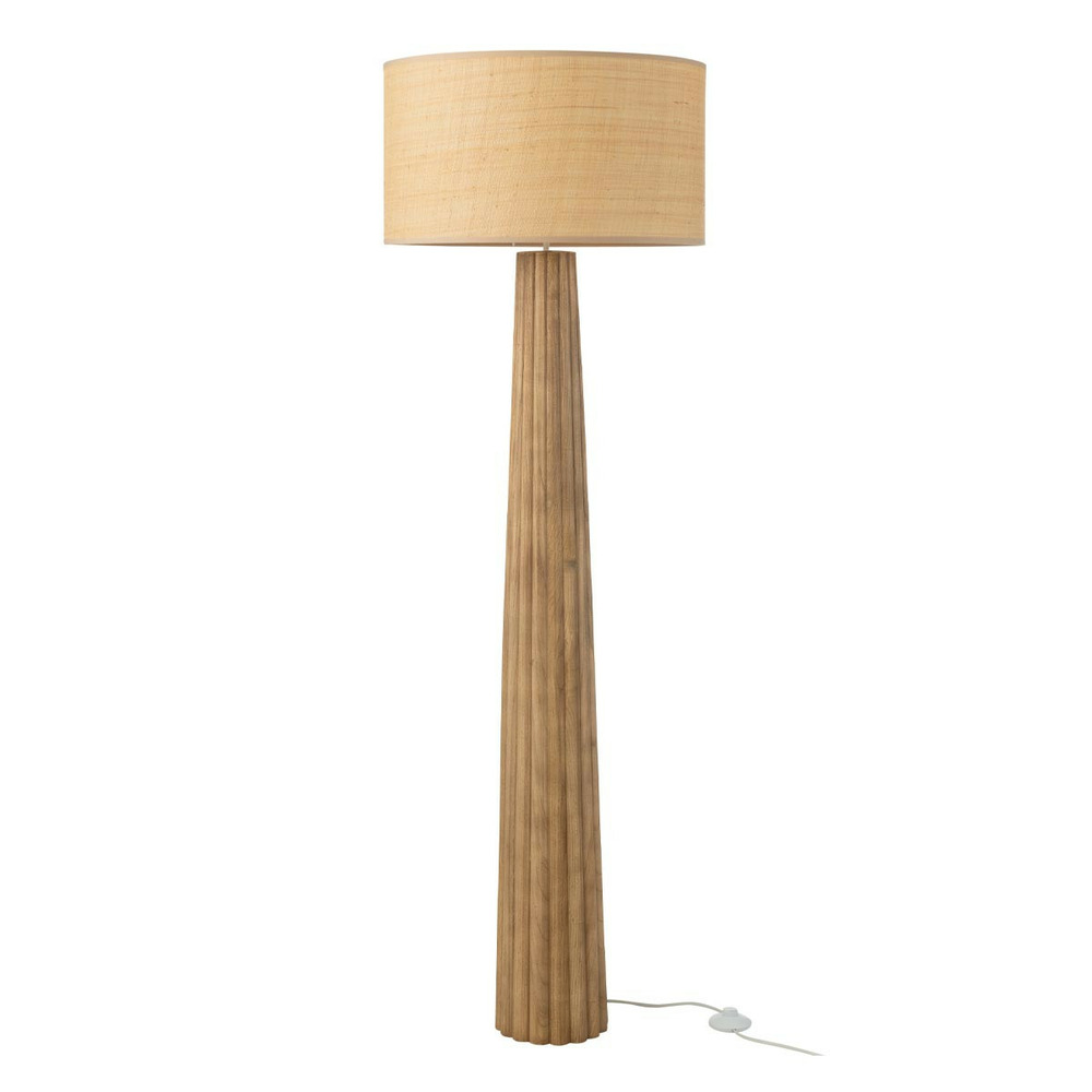 Lampadaire parapluie en bois 