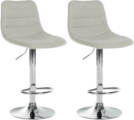 Lot de 2 tabourets de bar lex tissu c