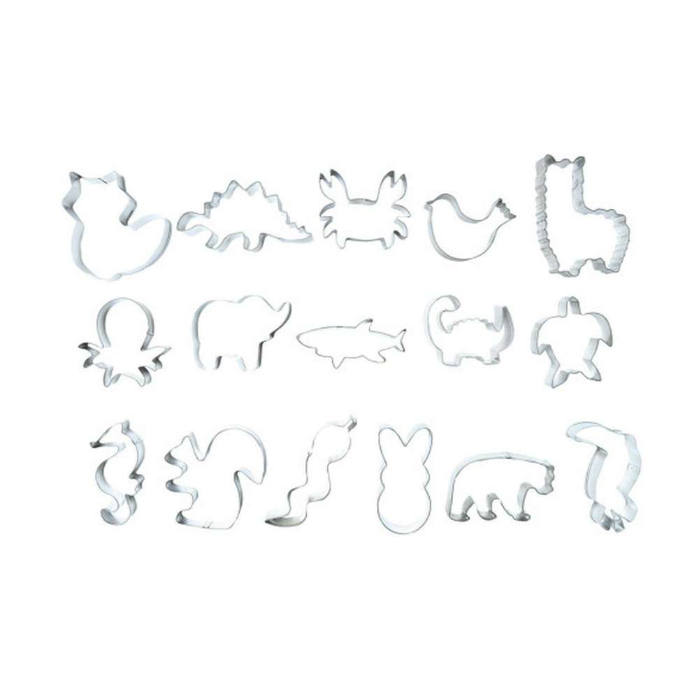 16 emporte-pièces acier - sauvage