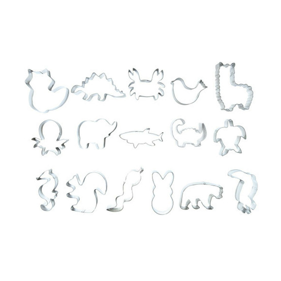 16 emporte-pièces acier - sauvage