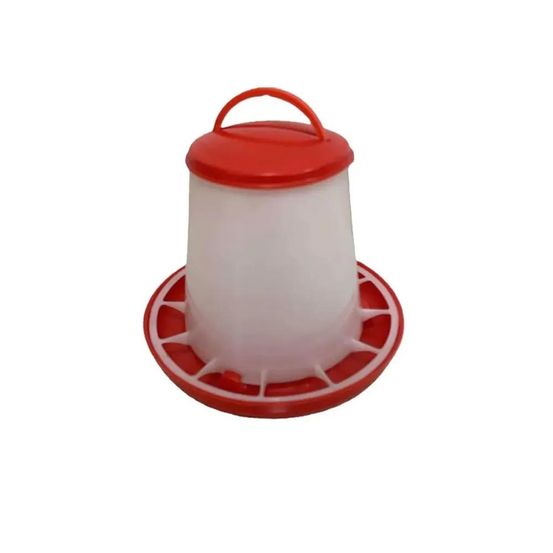Mangeoire plastique avec poignée 1,5 kg pour volailles et pigeons