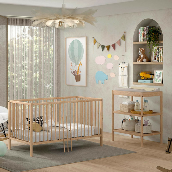 Pack - lit bébé & table à langer