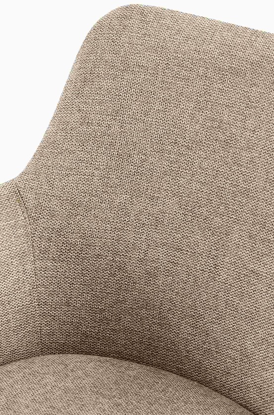 Chaise de salle à manger en tissu olema