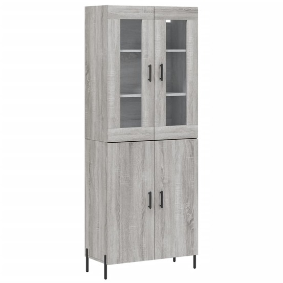 Buffet bahut commode armoire meuble de rangement organisateur cuisine salle de séjour salon haut sonoma 69,5 x 34 x 180 cm bo