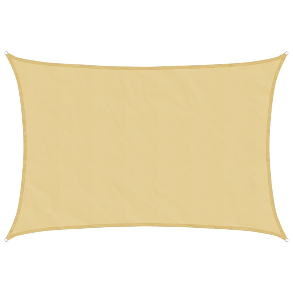 Voile d'ombrage sable 4x2,5 m 100 % polyester oxford