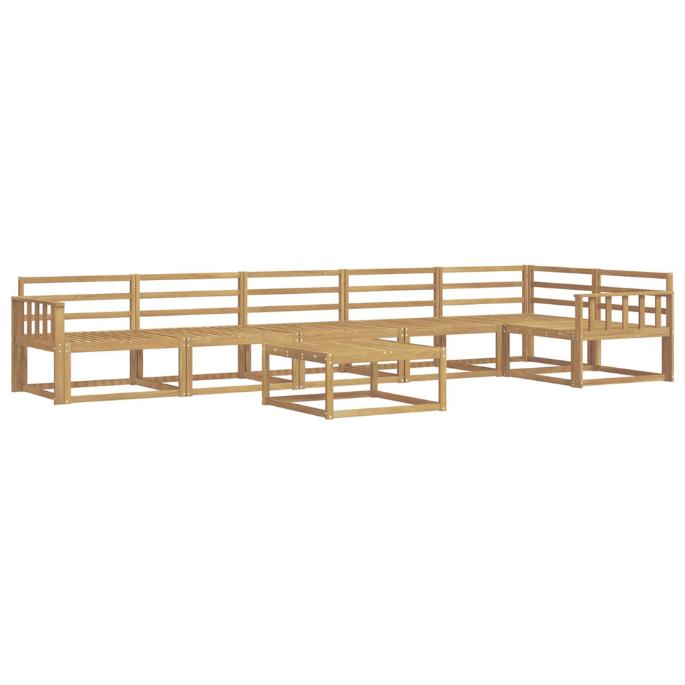 Ensemble de canapés d'extérieur 7 pcs blanc 79 x 79 x 37 cm