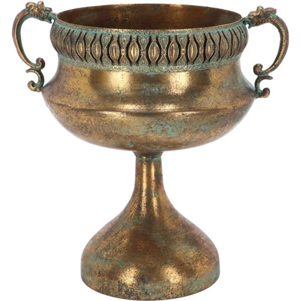 Vase en métal vieilli médicis modèle 4