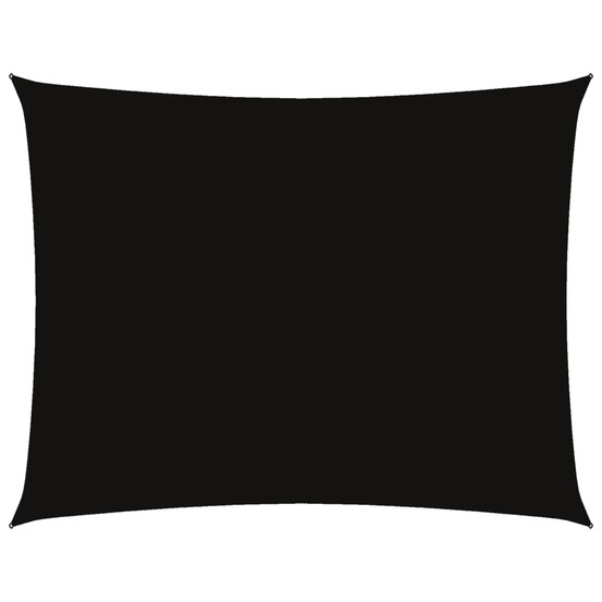 Voile de parasol tissu oxford rectangulaire 3,5x4,5 m noir