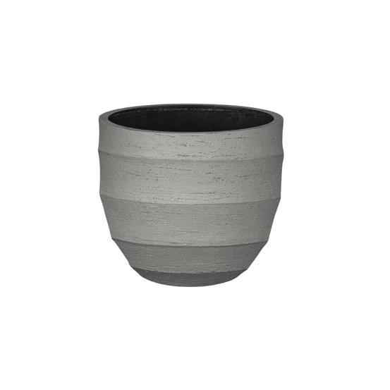 Pot bordo new egg gris- x h38 - cache-pot - h38 cm - ø45 cm