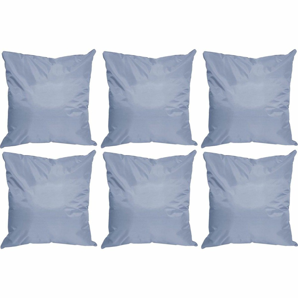 Coussin extérieur carré 45 cm sun (lot de 6) gris clair