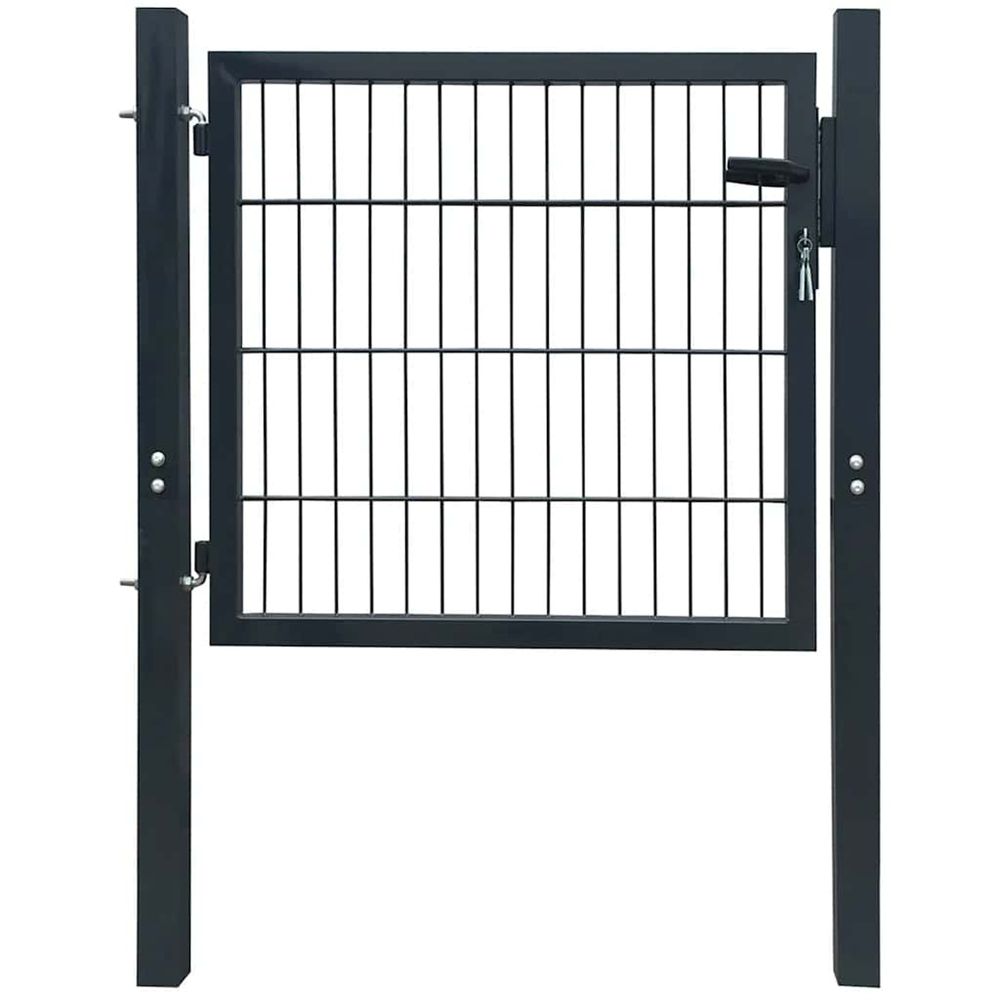 PORTILLON DE JARDIN 2D SINGLE-(864032)