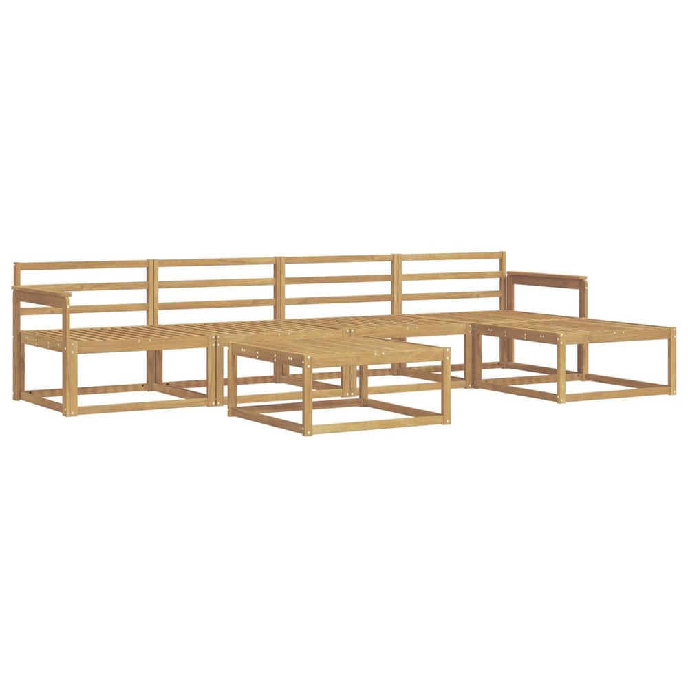 Ensemble de canapés d'extérieur 6 pcs blanc 79 x 79 x 37 cm