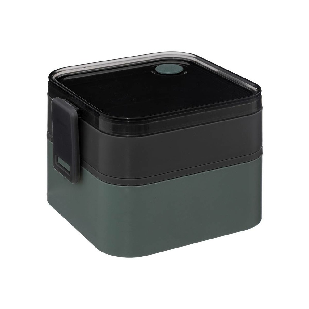 5five - lunch box 2 compartiments gris 1.5l 360 en polypropylène