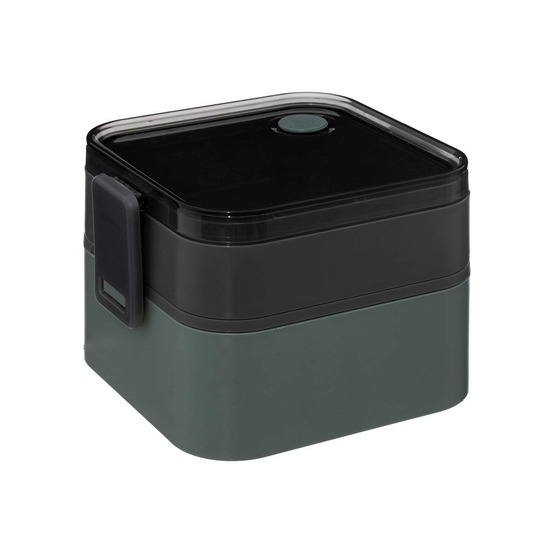 5five - lunch box 2 compartiments gris 1.5l 360 en polypropylène
