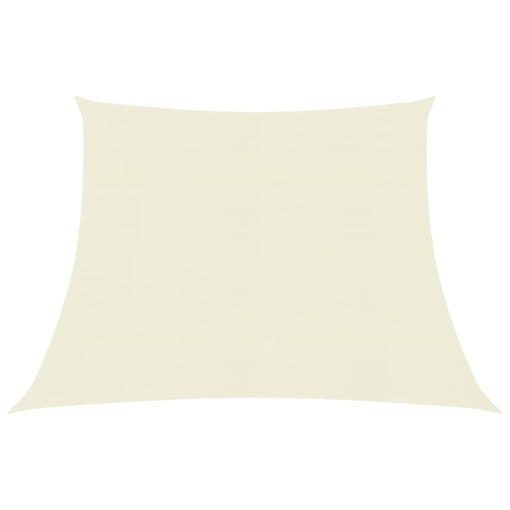 Voile toile d'ombrage parasol160 g/m² crème 4/5 x 3 m pehd