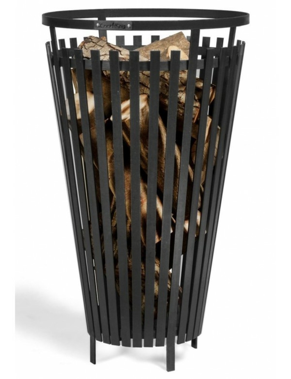 Chauffe terrasse, braséro en acier noir flame ø 40 cm-sans-45 --