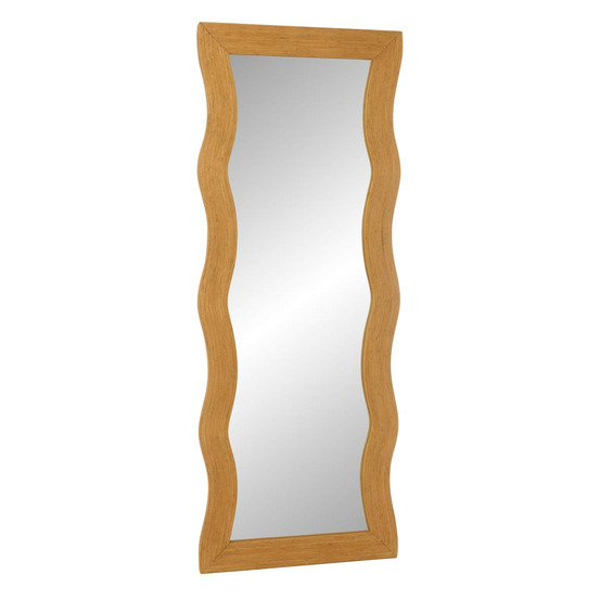 Miroir mural en bambou