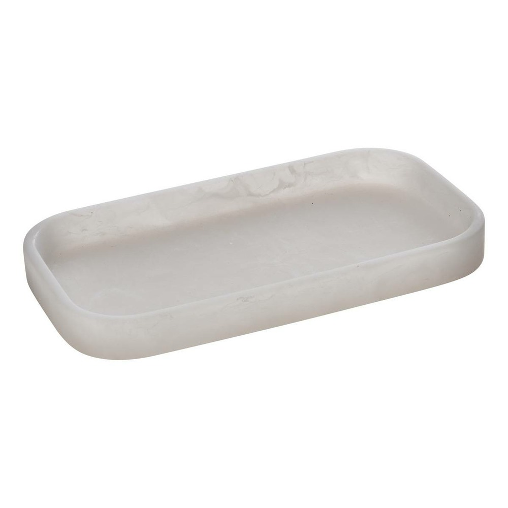 5five - plateau cloudy 20,5 x 11,5 x 2,2 cm blanc