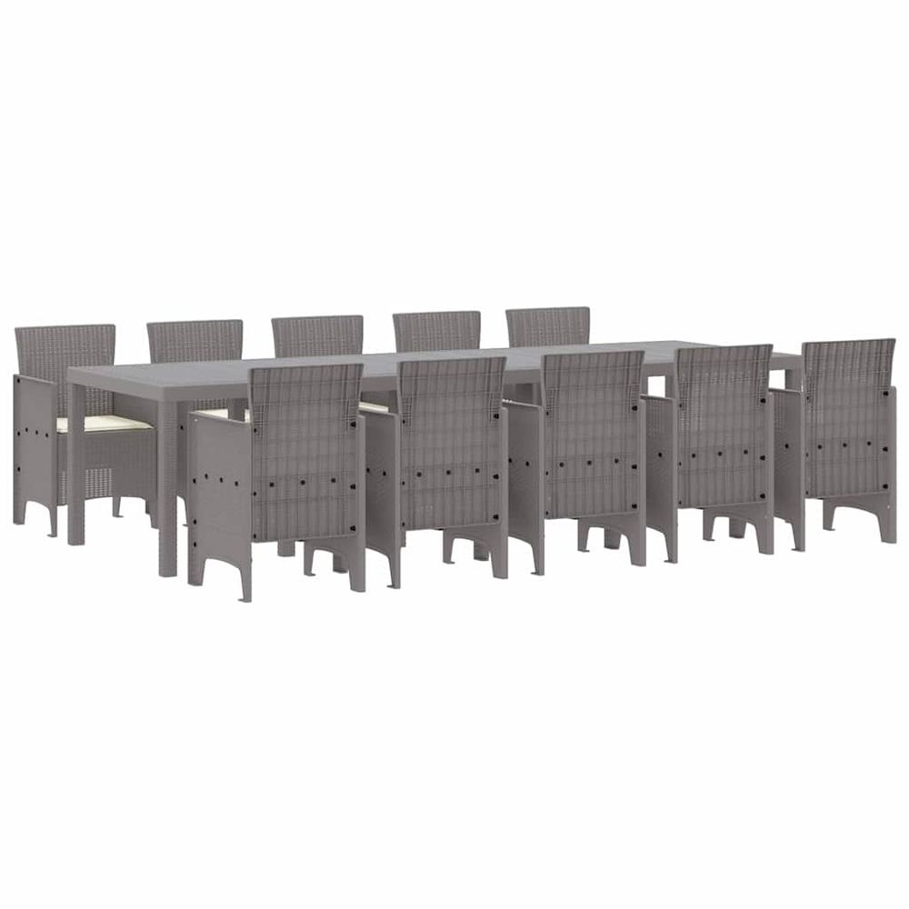 Ensemble de salle à manger pour jardin 11 pc