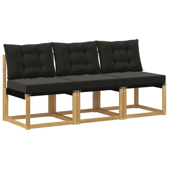 3 pc sofa de milieu extérieur blanc