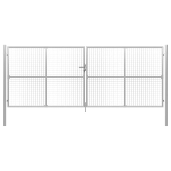 PORTE DE JARDIN ACIER GALVA 16-(864218)