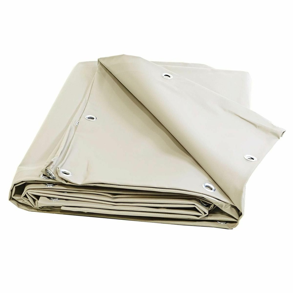 Bâche de protection 2x3m ivoire garantie 10 ans tecplast xp640mu made in france