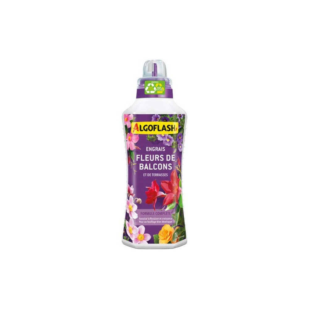 Engrais fleurs terrasses balcon 1l /nc algoflash. - afleuli1000
