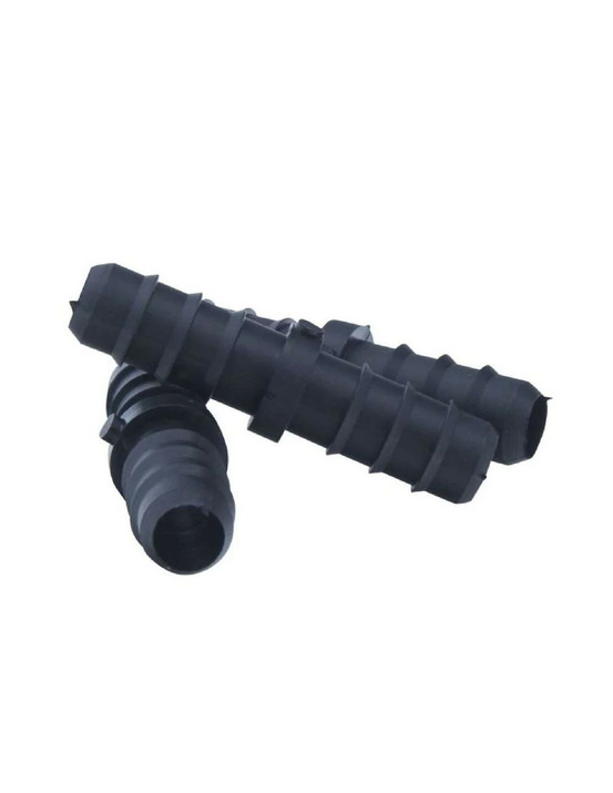 Jonction droite pour goutte à goutte ø16mm cannelé par 3 pièces - rain