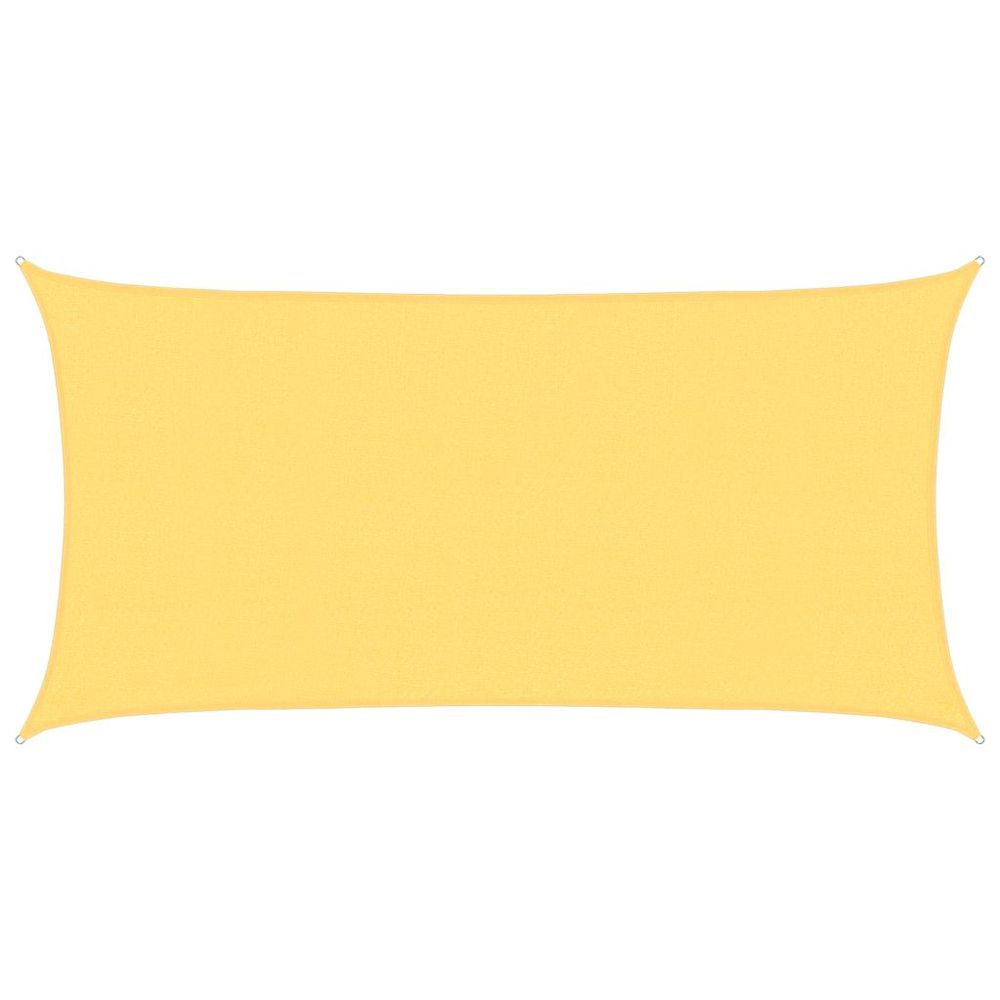 Parasol en pehd rectangulaire 2x4 m beige